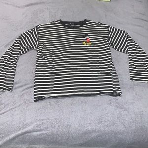 Zara Disney Mickey Mouse striped sweater
